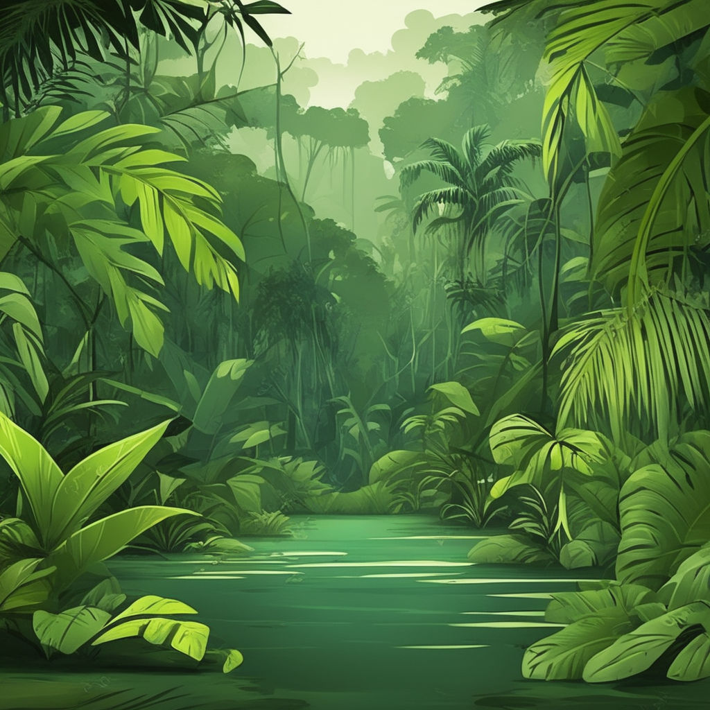 amazon rainforest background animated