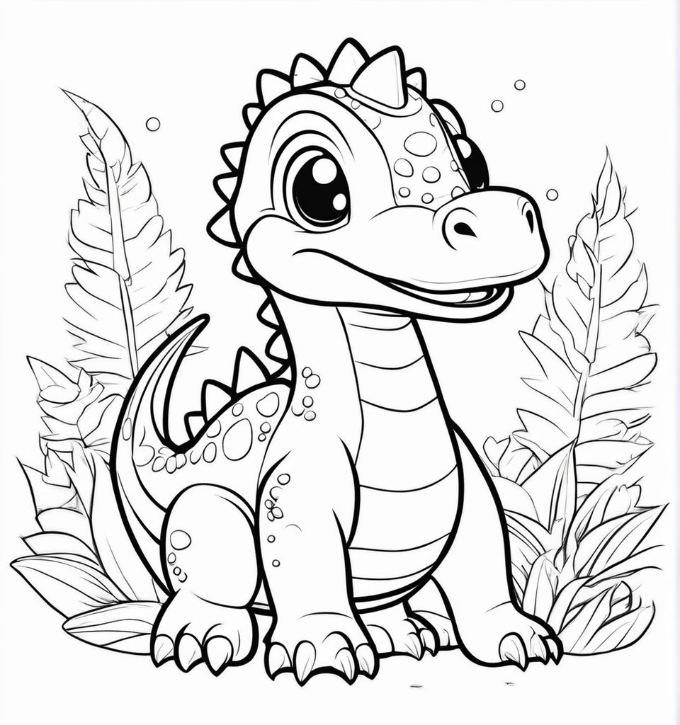 baby alligator coloring pages