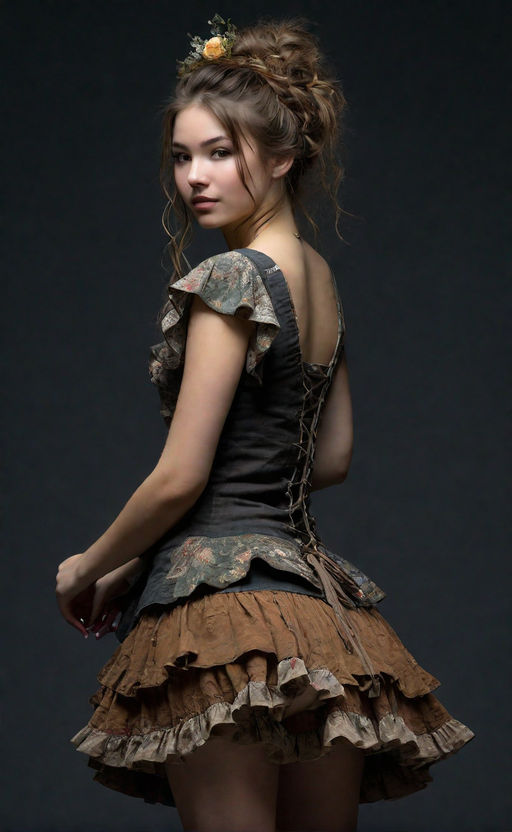 Jessica Barden. Portrait of Jessica Barden. Historically accurate  renaissance fashion. See-through Transparent bodice. Sheer bodice. Underbust  bodice. Cupless bodice. Full body figure study. Lusty glamour - Playground