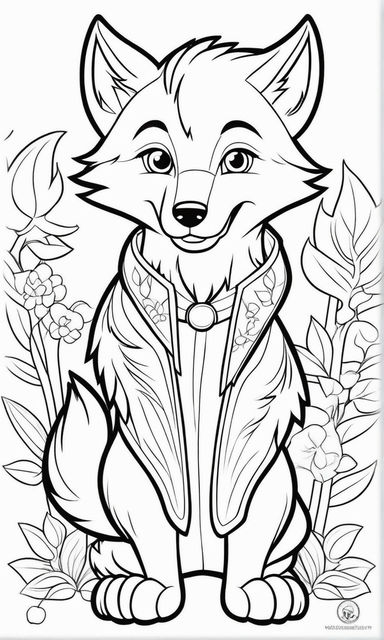 cute werewolf coloring pages