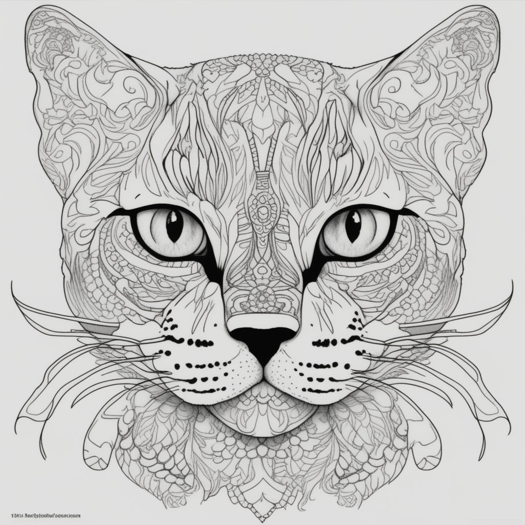 jaguar head coloring page