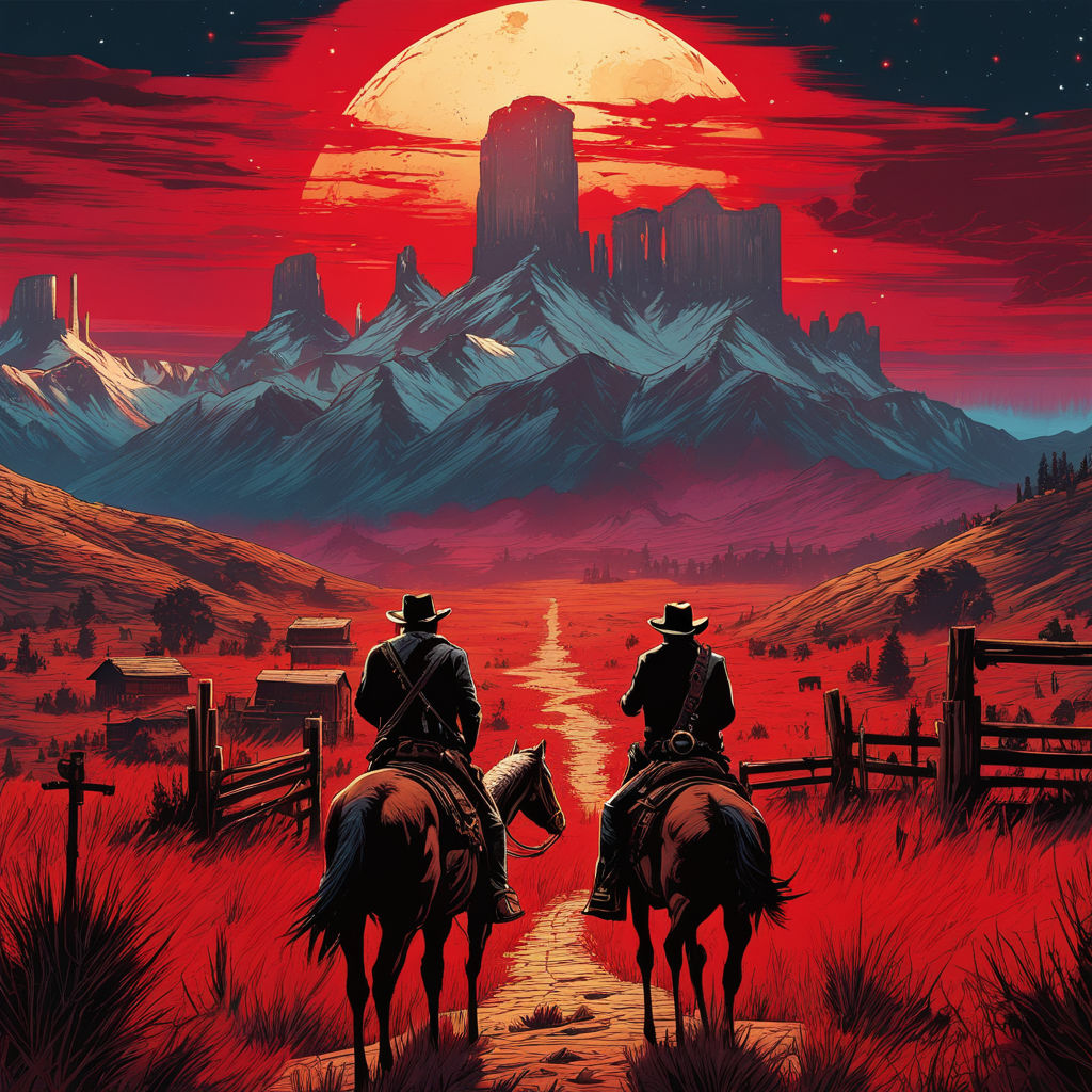 Red dead redemption 2 themed wallpaper