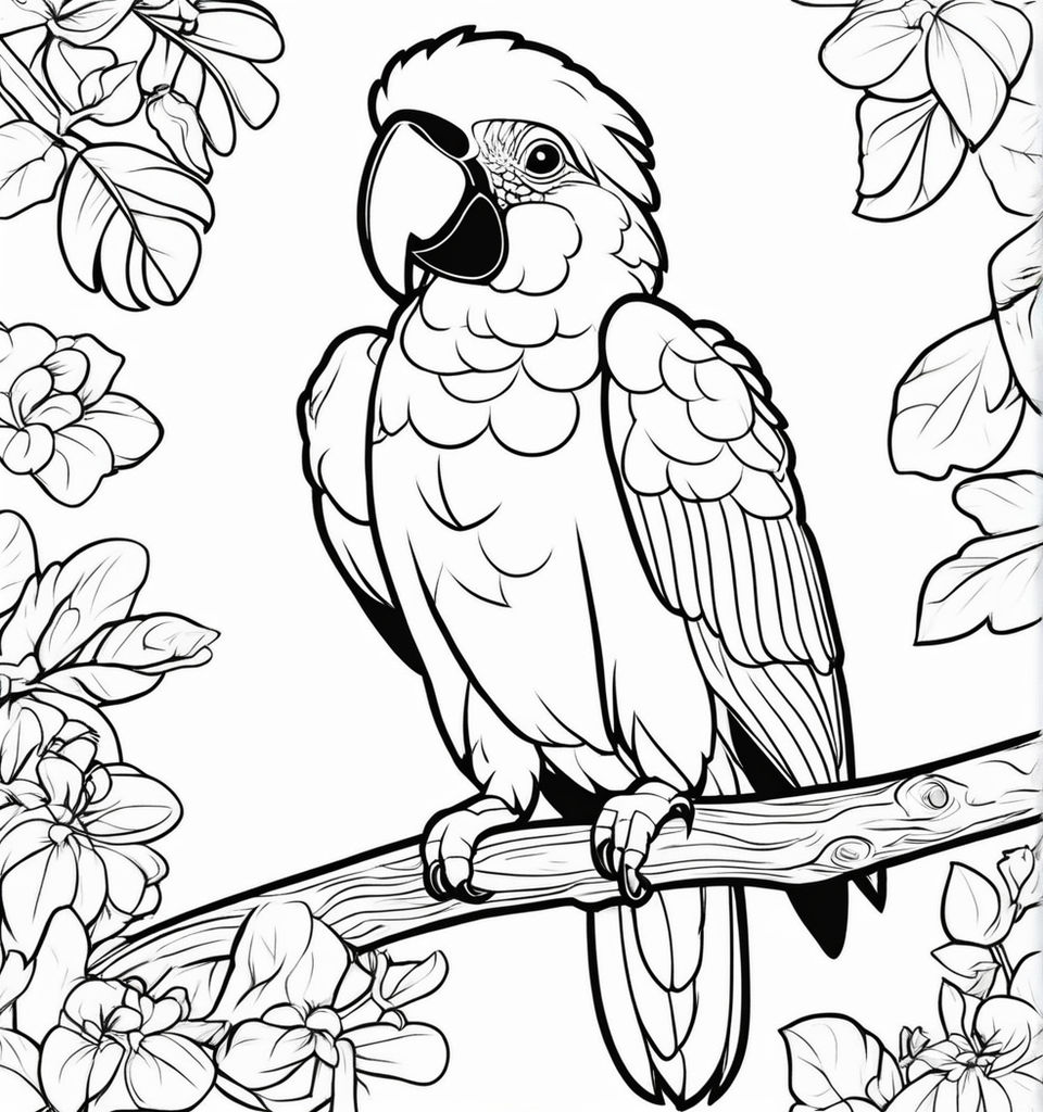 How to Draw a Parrot - Really Easy Drawing Tutorial