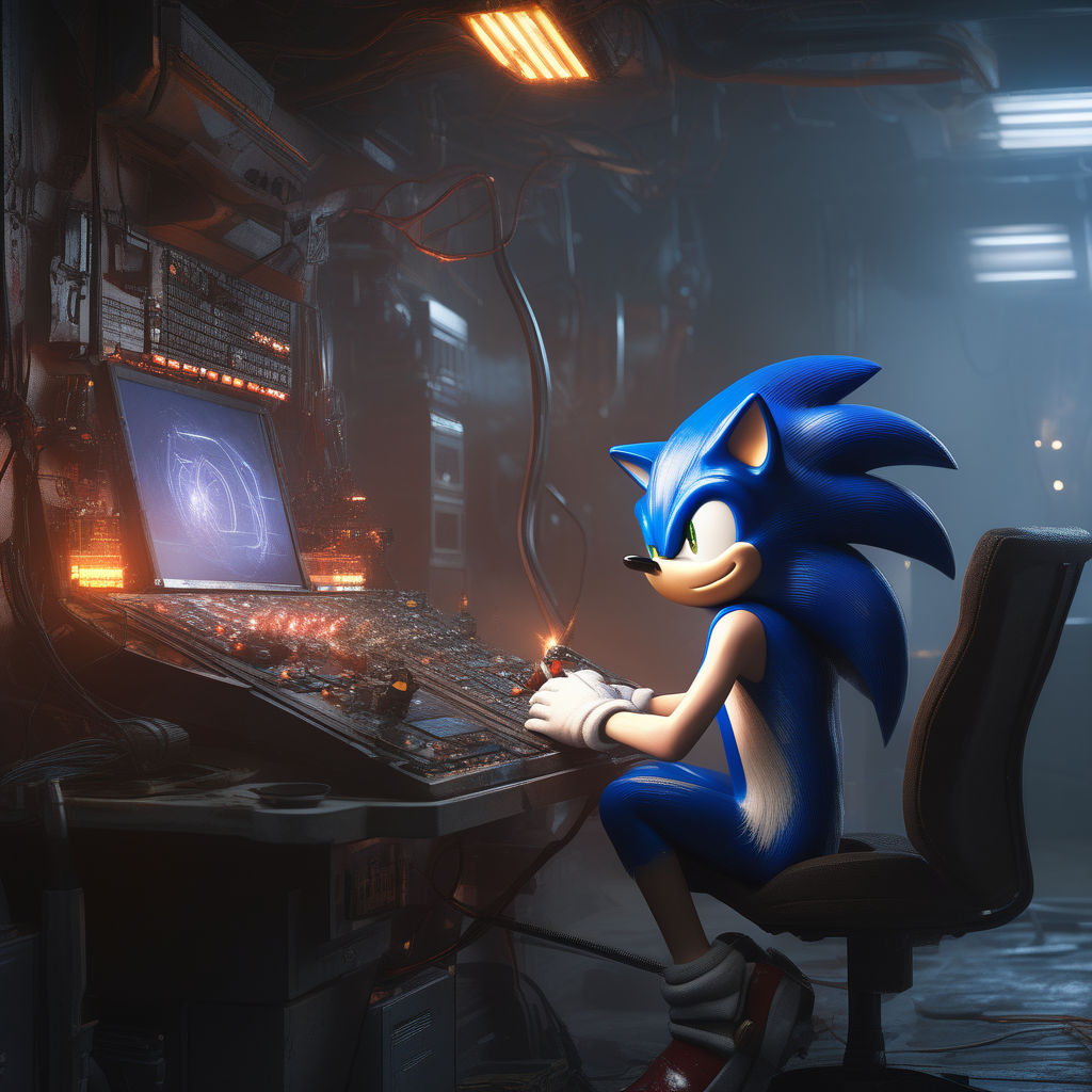 Download Chilling Stare of Sonic.EXE Wallpaper