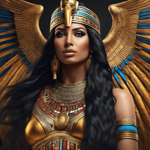 beautiful egyptian goddess