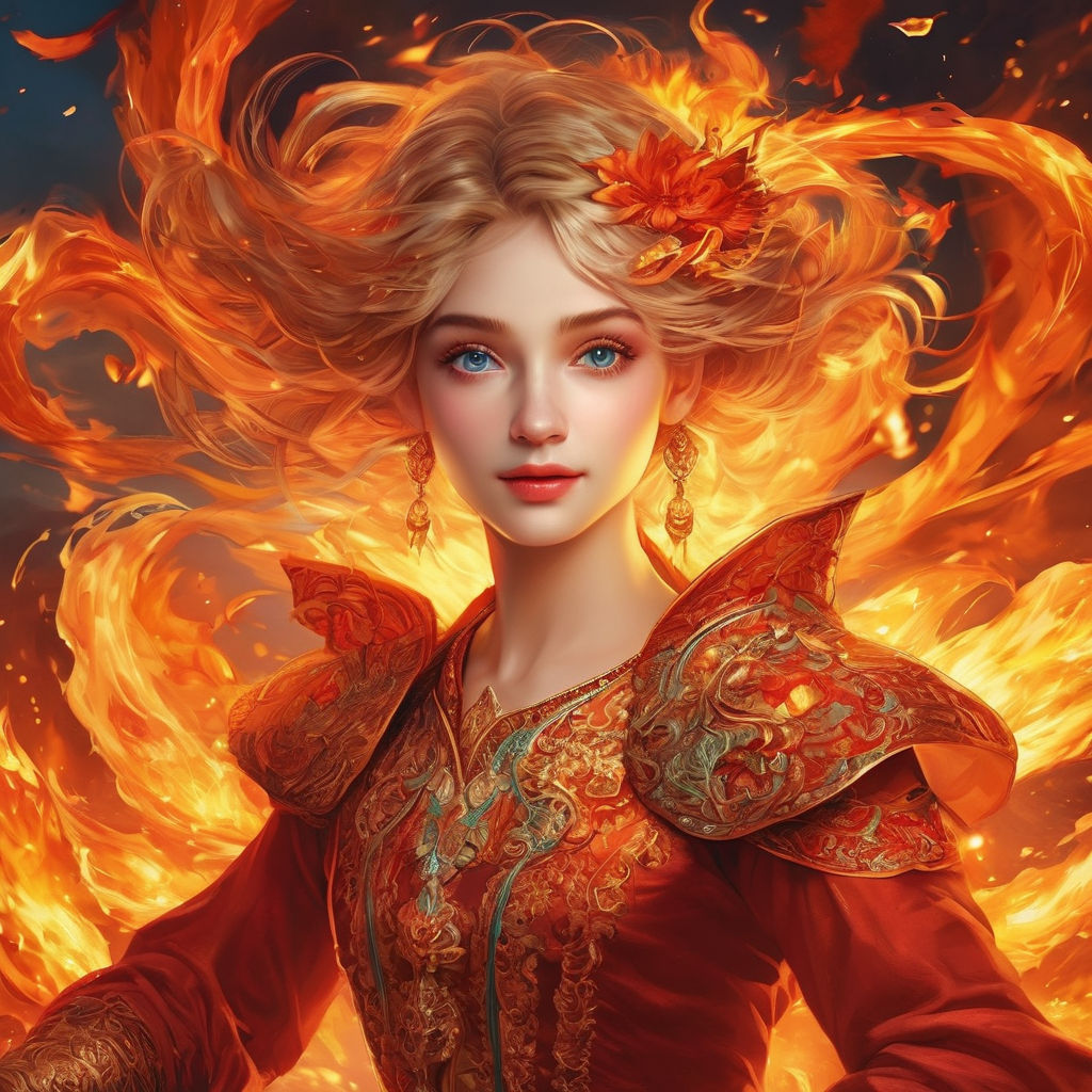 fantasy fire queen