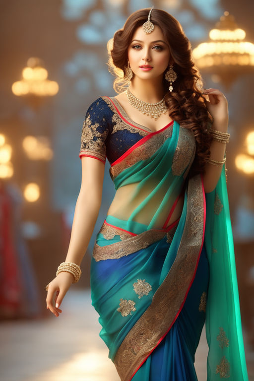 colorful saree - Playground