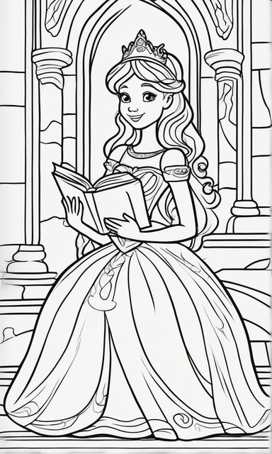 chibi disney princesses coloring pages