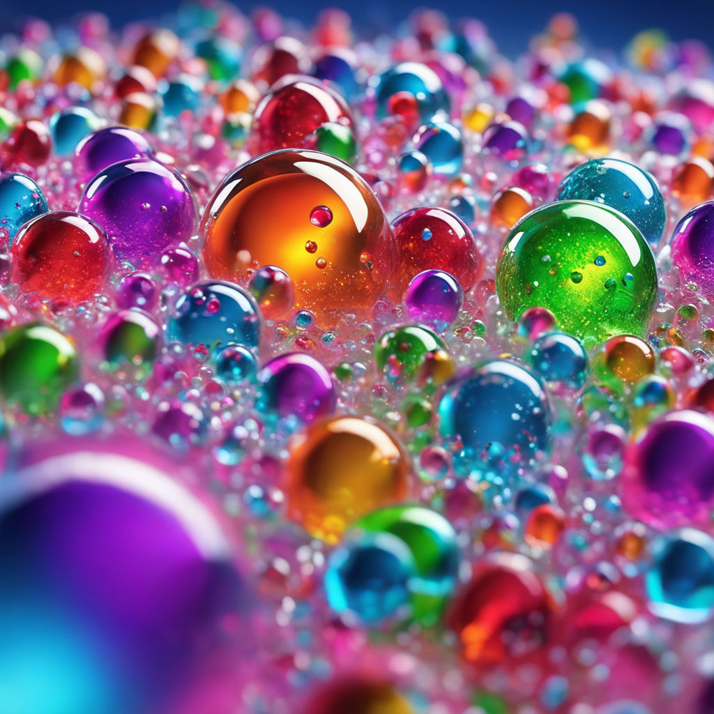 colorful glittering particles - Playground