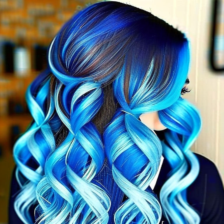 What clothes should match with a blue hair color  Quora