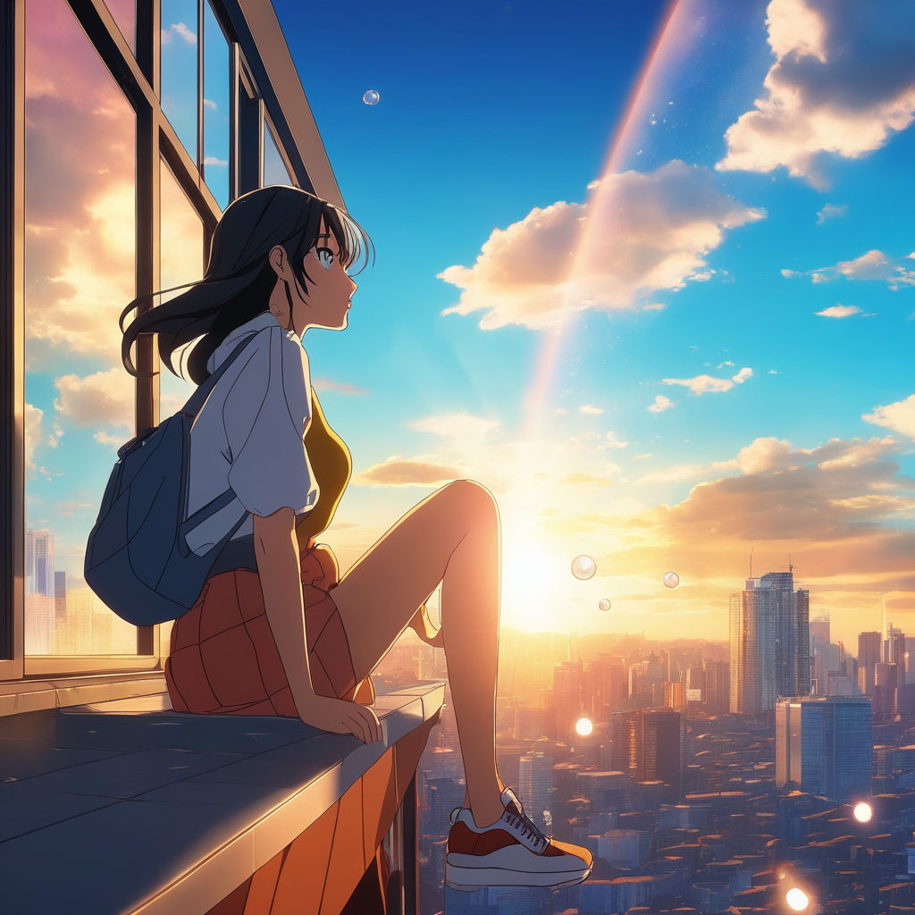 Cityscape Anime Profile Picture - Aesthetic Anime Pfp Focus (@pfp