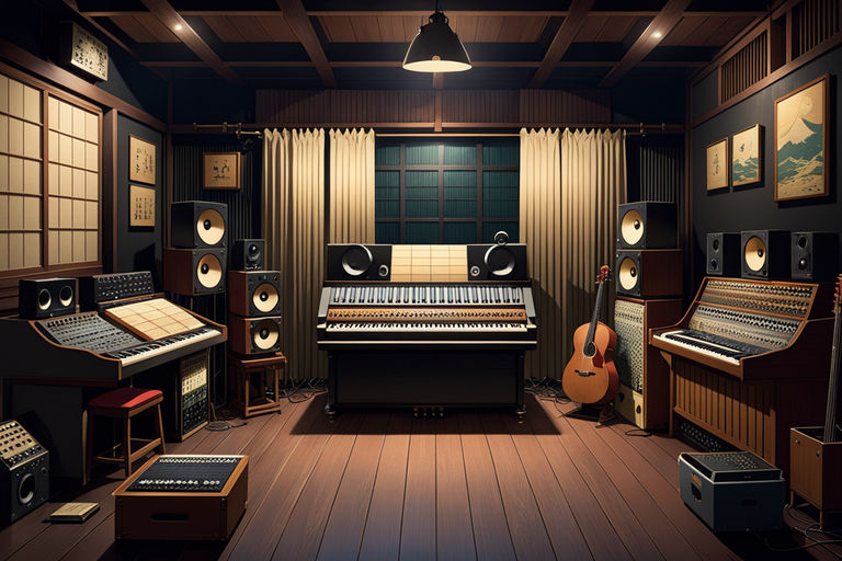 MUSIC STUDIO BACKGROUND 