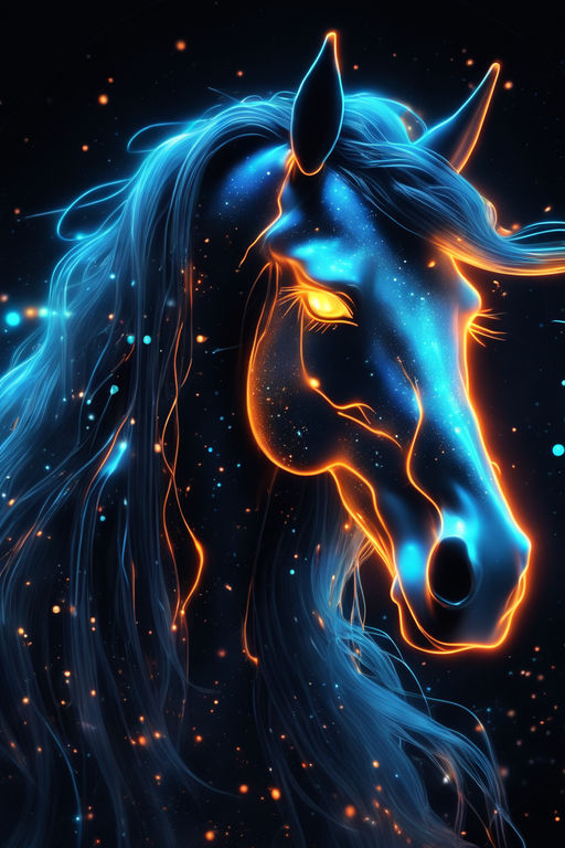 Horse Blue Night, HD Artist, 4k Wallpapers, Images, Backgrounds, Photos and  Pictures