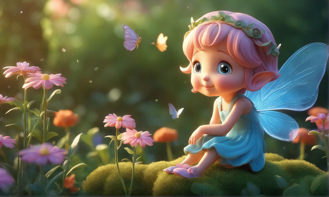 Cute Fairies Wallpaper