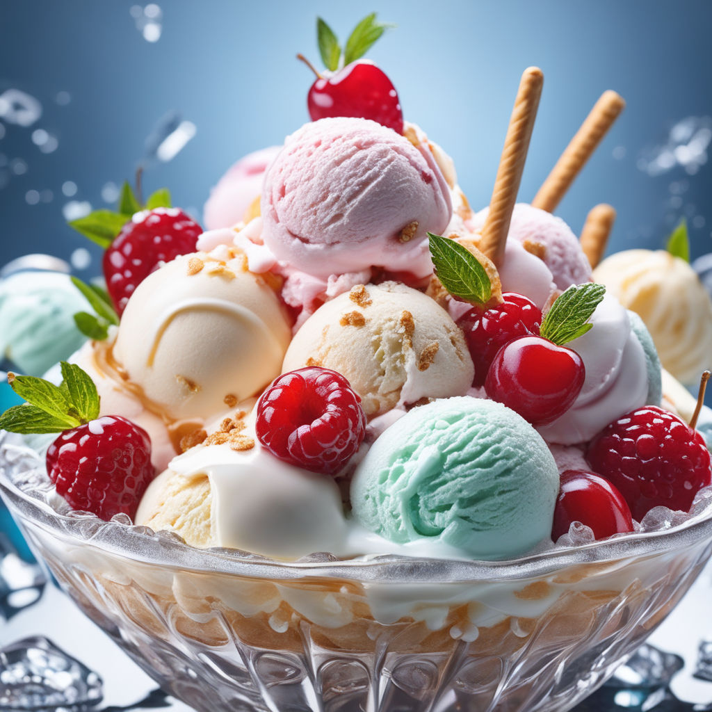 Wallpaper ice cream, delicious, 8k, Food #14664