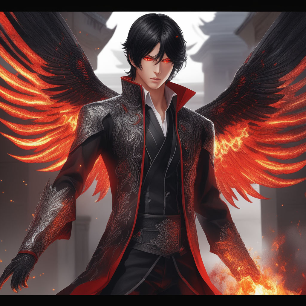 anime fallen angel male