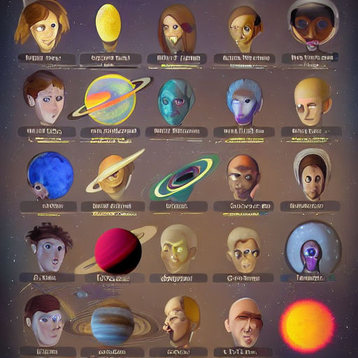 planets personified