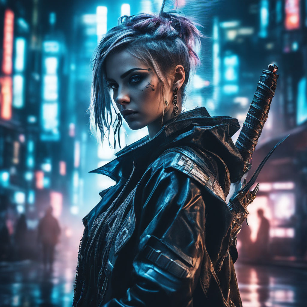 Female V Wallpaper 4K, Neon, Cyberpunk 2077