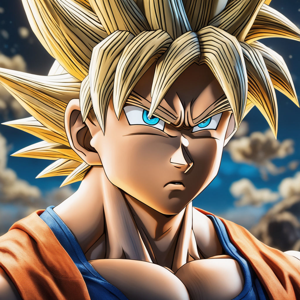 ArtStation - Goku Super Saiyan Roblox Face