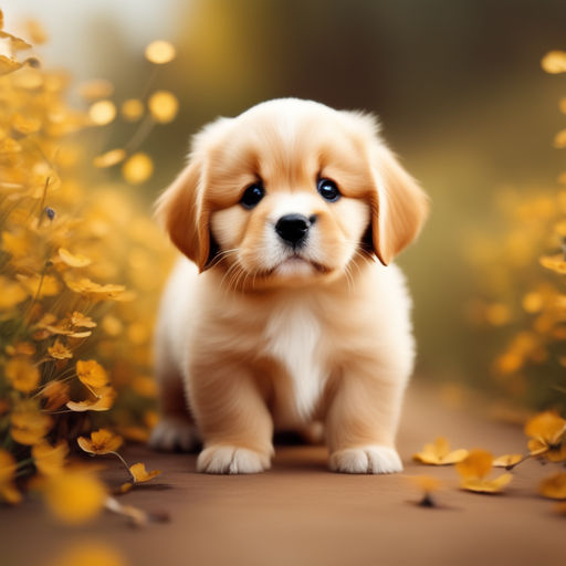 cute and adorable dog autumn creature\