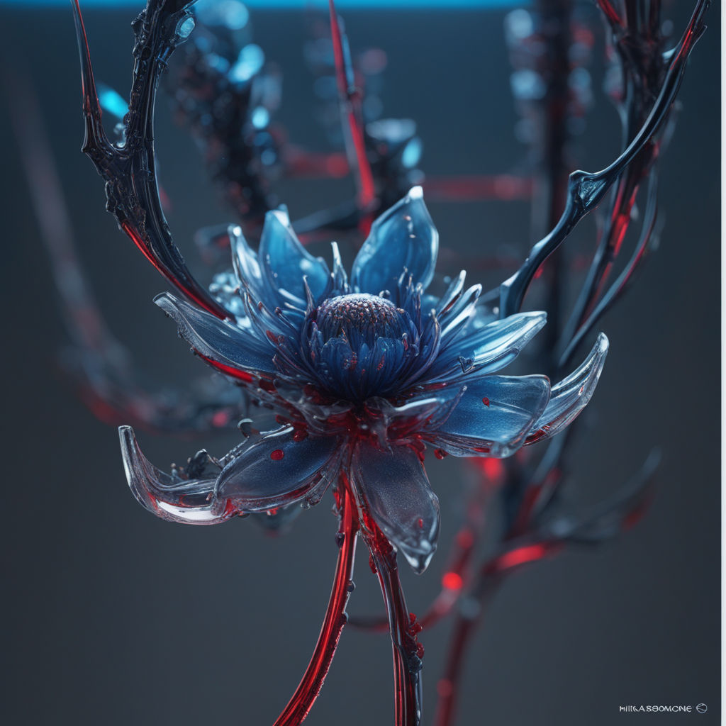 ArtStation - Blue Spider Lily