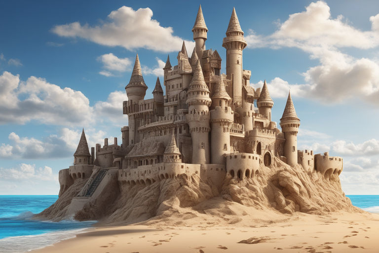 75 Sand Castle Sketch Stock Photos, High-Res Pictures, and Images - Getty  Images