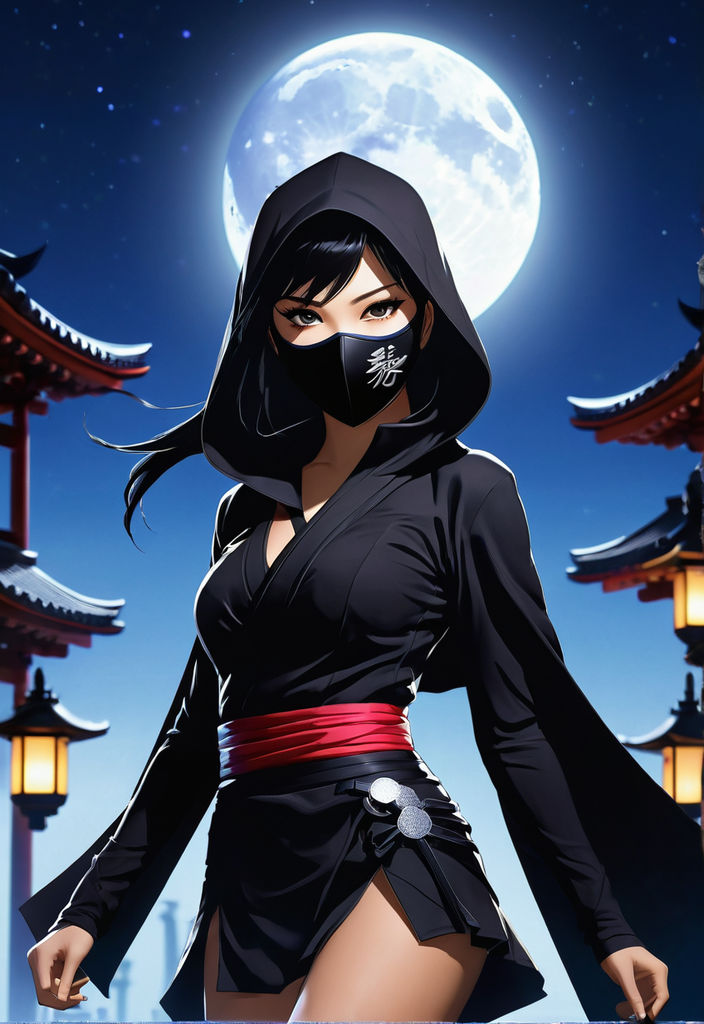 3D CG rendering of a female ninja Stock Photo by ©TsuneoMP 115644044