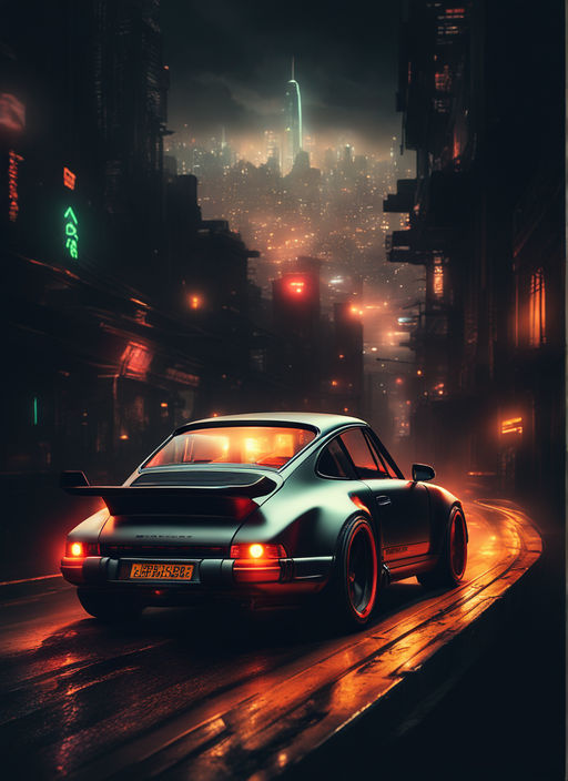 Watch This Porsche 911 Go Goth for a Night on the Town