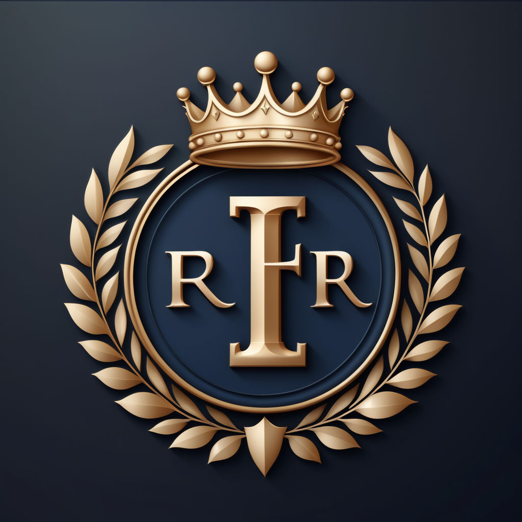 Letter FR or RF logo