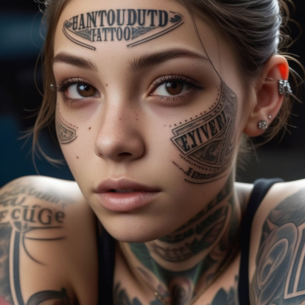 Small Face Tattoos | TikTok