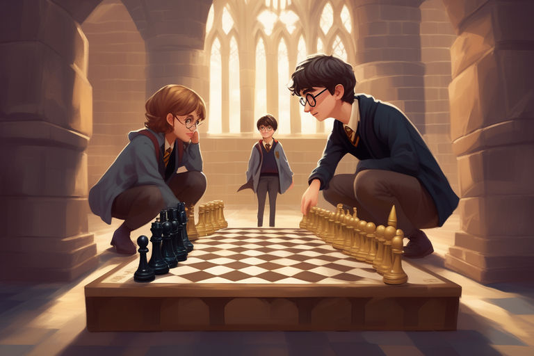 chess game Harry Potter Style