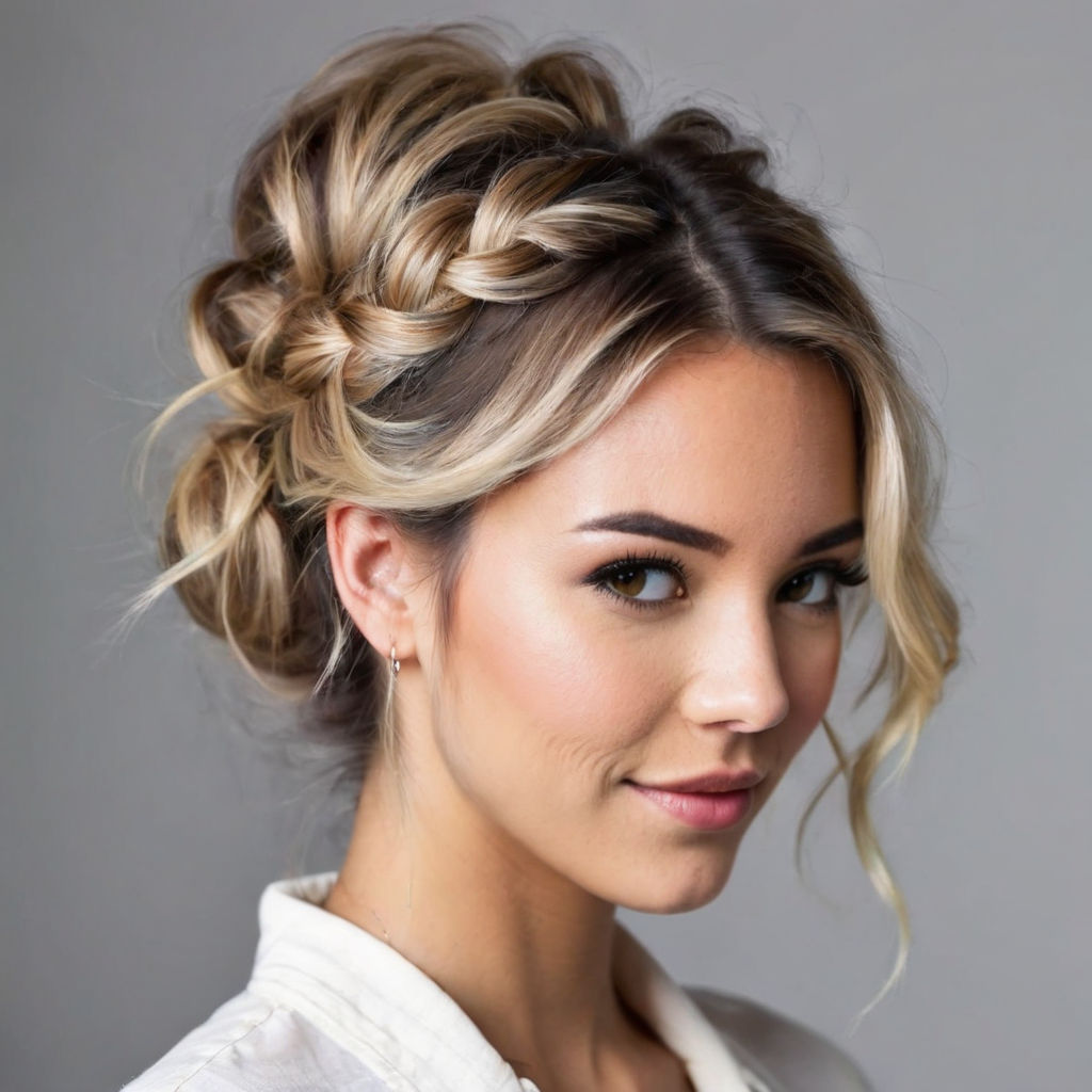 Sophisticated updos for any occasion – Messy low bun