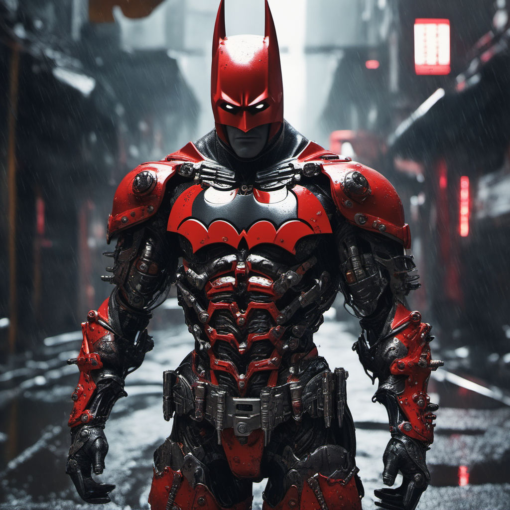 red batman suit