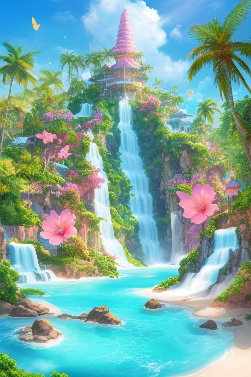Beautiful Tropical Waterfalls Quotes QuotesGram