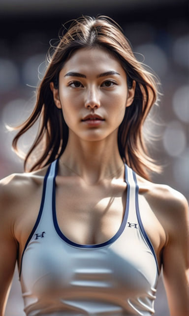 athletic woman in sports bra - Playground