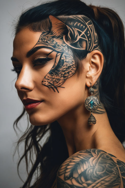 Details more than 71 face tattooed woman  thtantai2