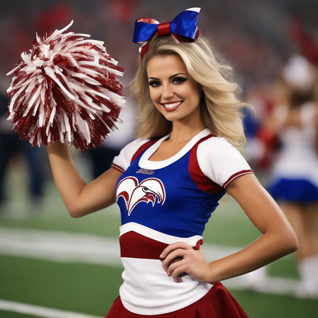 Cheerleaders on the Football Playground Editorial Stock Photo - Image of  competition, fitness: 129080908