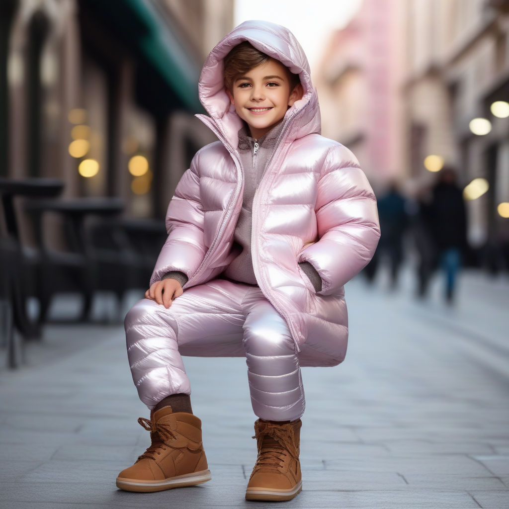 Baby Bubble Puffer Jacket - Pink