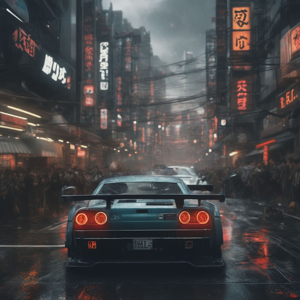 Skyline, skyline, carros, artstation, HD wallpaper