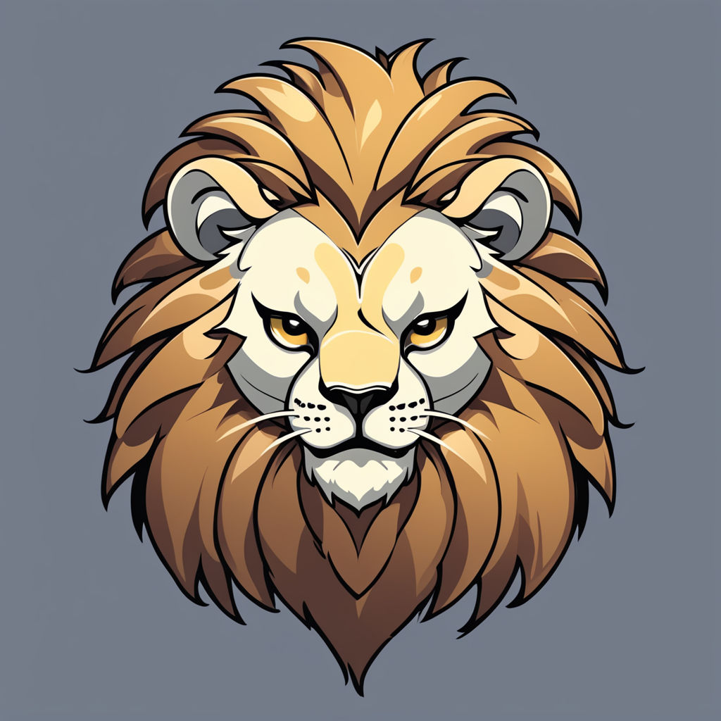 Lion Avatar Icon, Incognito Animal Avatar Iconpack