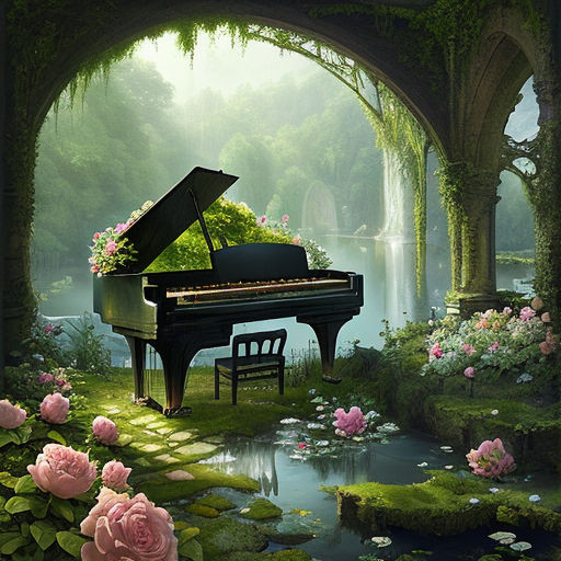 Anime Piano No Mori HD Wallpaper