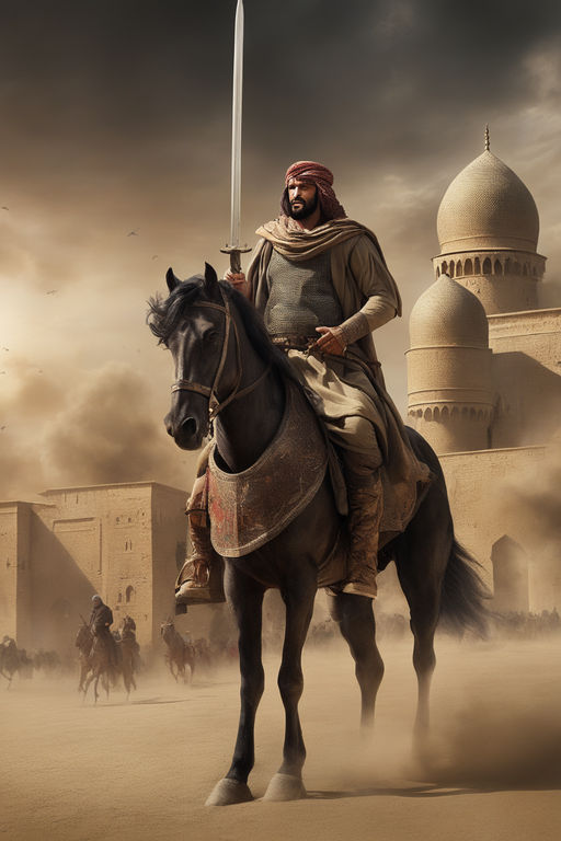 arabian knights horse rider wallpaper