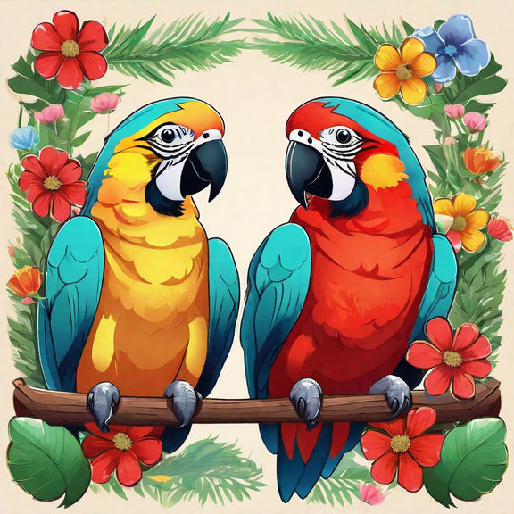 black-panda723: red macaw