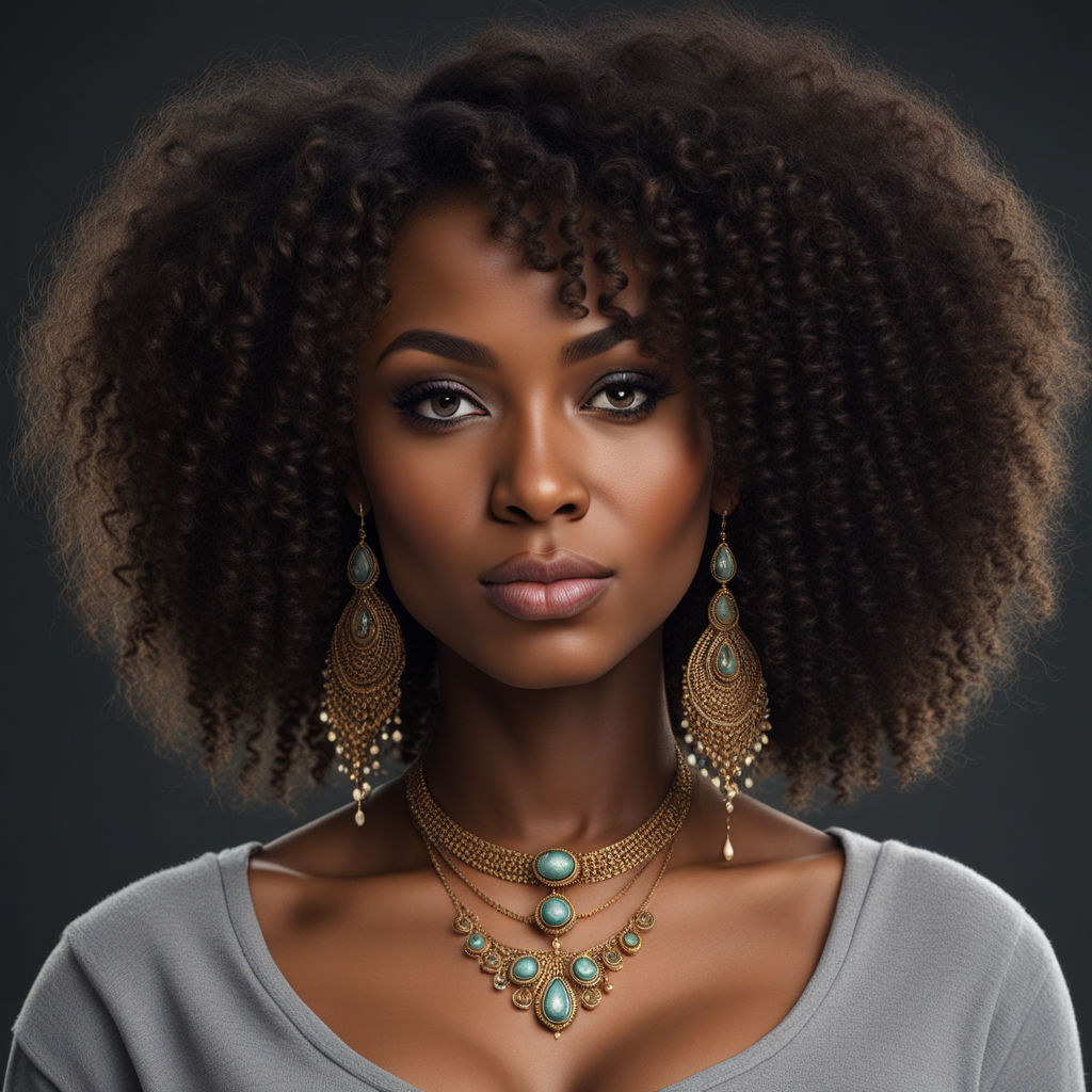 Black Woman Beauty Haircare Portrait Curly Hair Hair Care Hairstyle Stock  Photo by ©PeopleImages.com 622807284