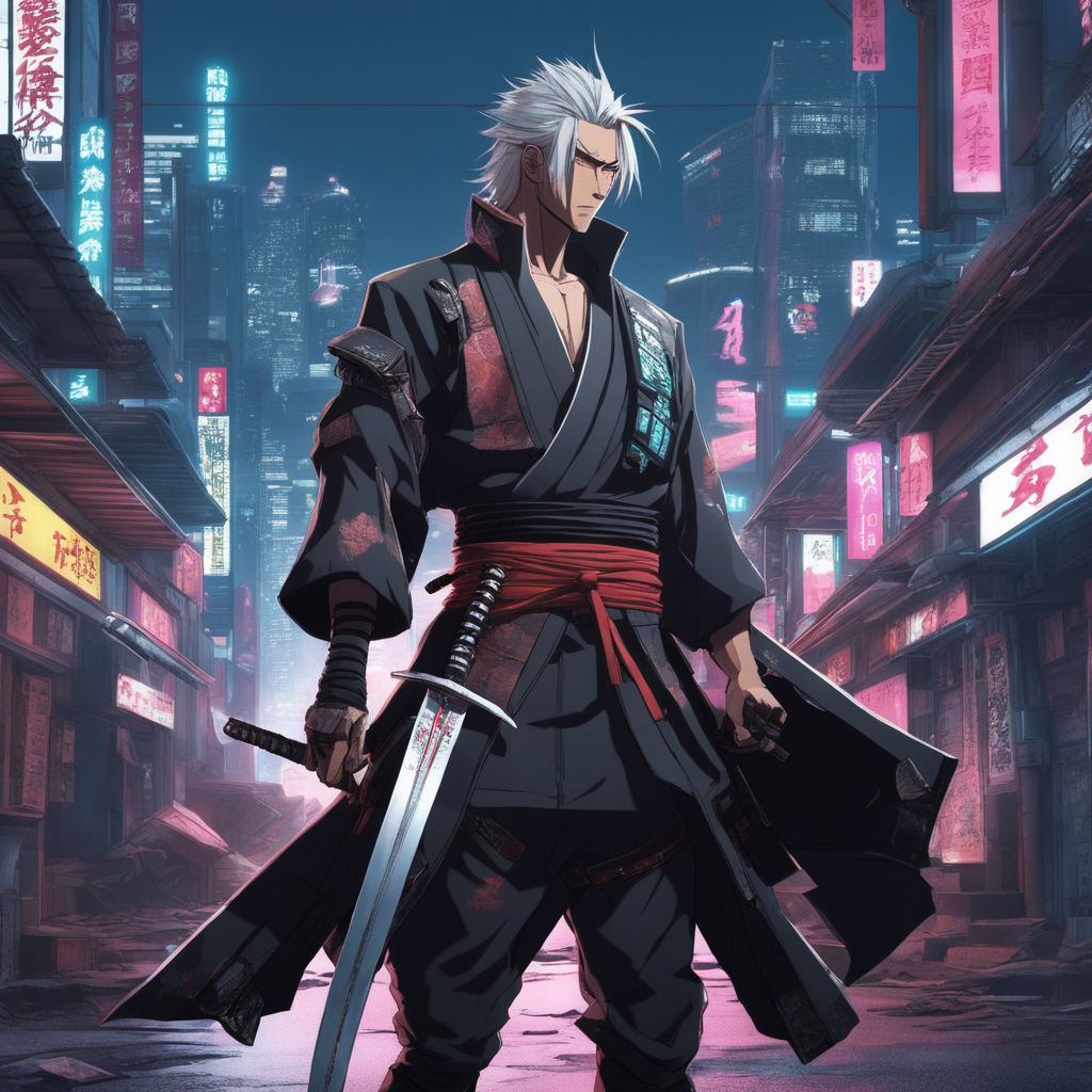 Samurai Anime Minitheme | Google Slides & PowerPoint Template