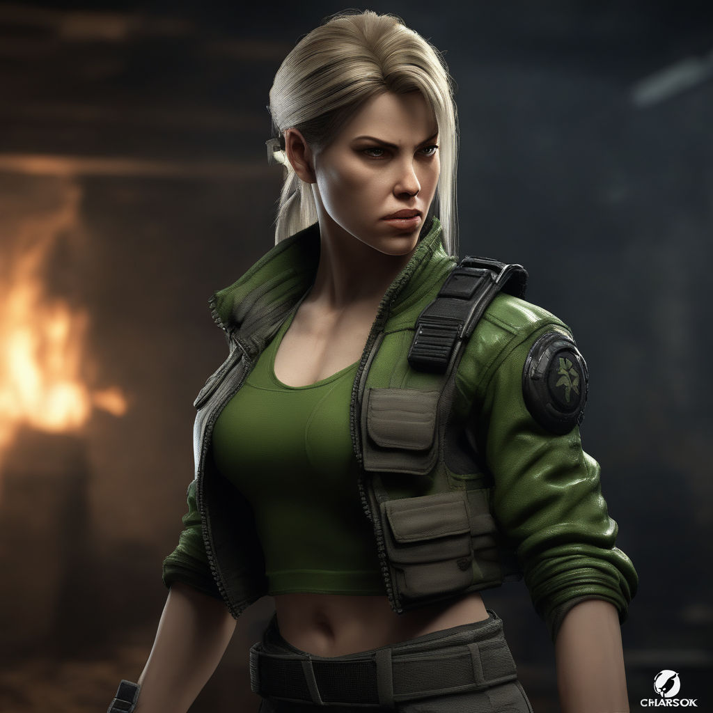 sonya mortal kombat art