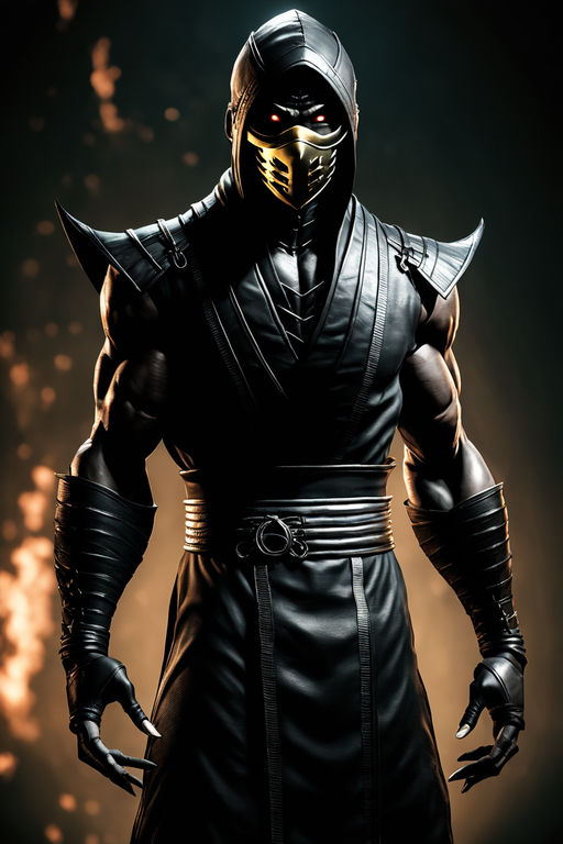 Download Noob Saibot Unleashing Darkness in Mortal Kombat Wallpaper