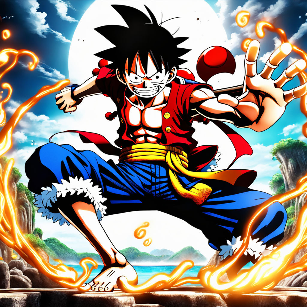 ArtStation - One Piece - Monkey D. Luffy (Gear Fourth)