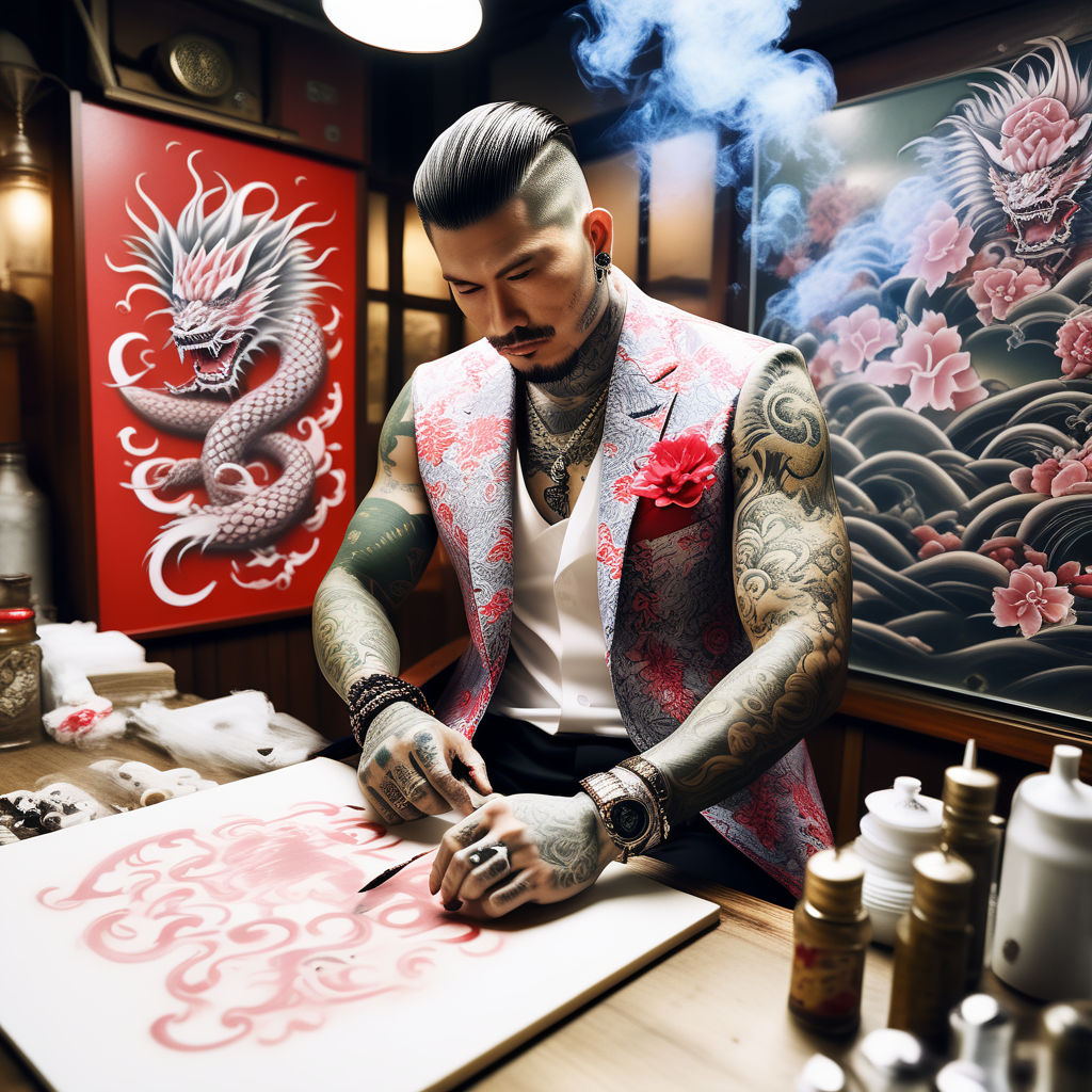 Japanese yakuza tattoo - Playground