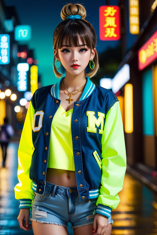 Rainbow Playground Varsity Blouson - Ready to Wear